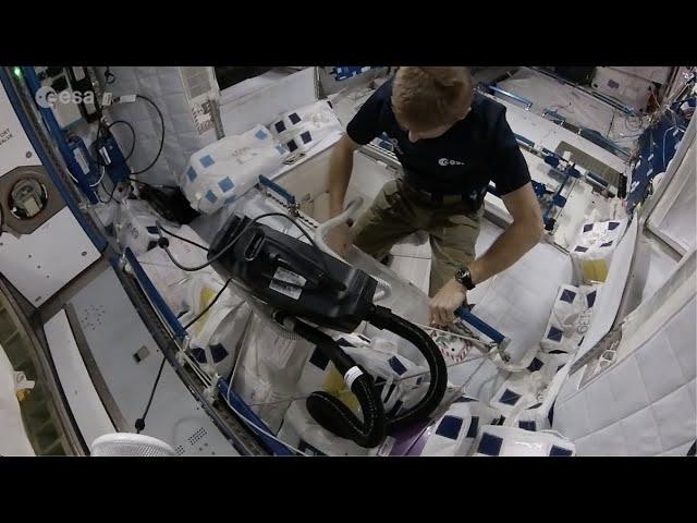 Vacuum cleaner in space! How space station is kept tidy