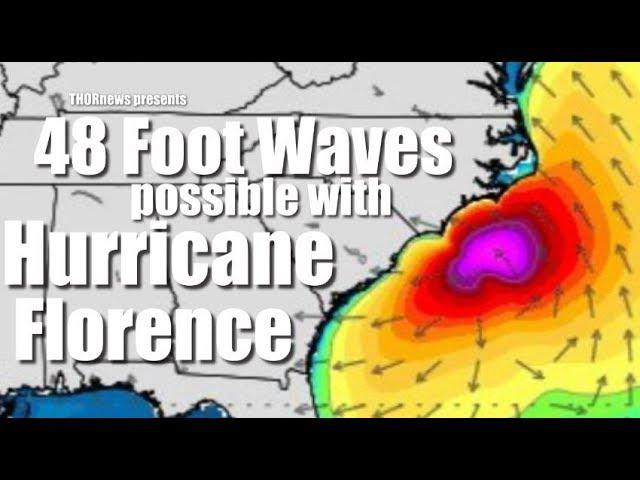 48 Foot Waves possible with Hurricane Florence