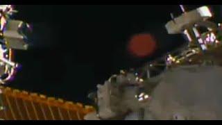 Red Globe Filmed by ISS Live Feed