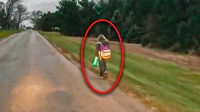 Police Officer Drives By Girl Walking To School   When He Finds Out Why, He Arrests Her Parents