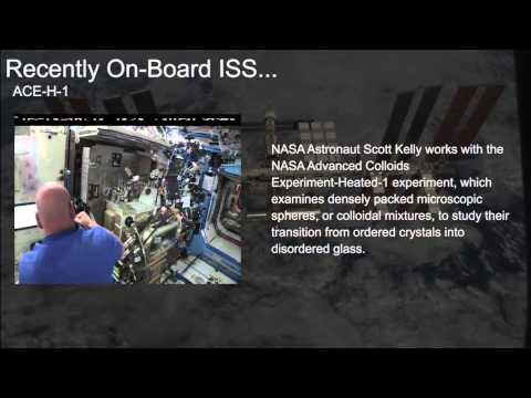 Monthly ISS Research Video Update For June 2015