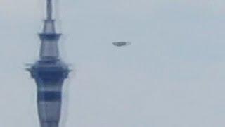 UFO Sightings New Zealand UFO Enhanced Video! Incredible Broad Daylight Sighting! 2012