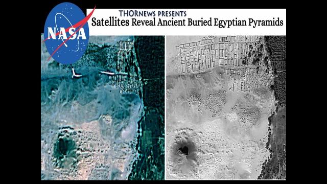NASA satellites find Ancient Egyptian Pyramids!