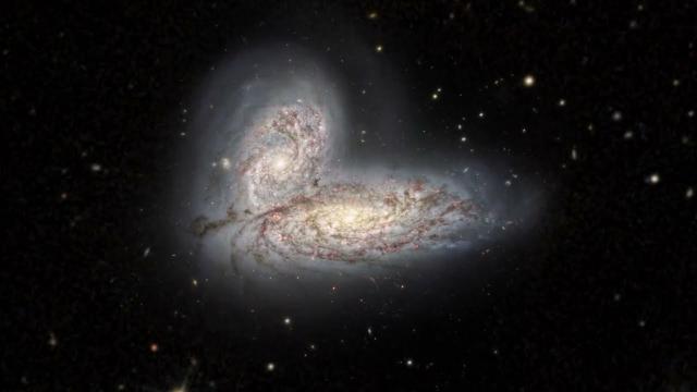 See merging galaxies close-up in stunning Gemini North telescope 4K zoom-in