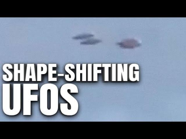 A Group Of Shape Shifting UFOs Flew Over Melbourne, Australia ????