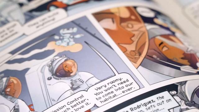Peer into NASA's interactive graphic novel 'First Woman'
