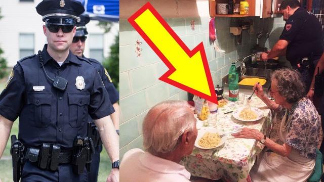 These Cops Made Dinner For Elderly Couple After They Were Overheard Crying