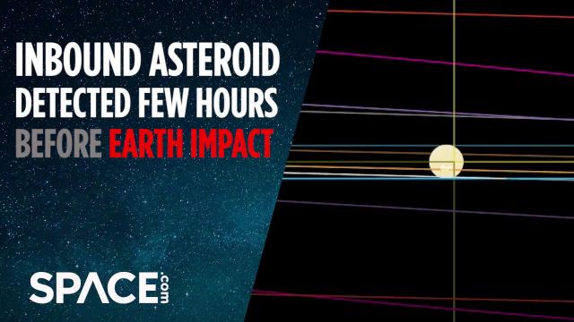 Inbound Asteroid Detected Few Hours Before Earth Impact