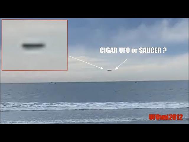 ????A Cigar UFO Was Flying A Few Feet Above The Surface At The Time, Oceanside California, Jan 28, 2