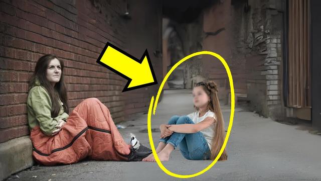 Homeless Woman Raises Little Girl She Found in Dumpster for Years until One Day A Woman Saw Her