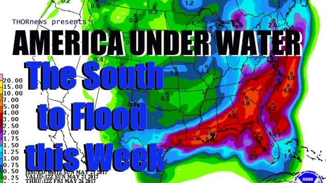 Major Flooding of USA continues - Texas & the South under the next Bullseye