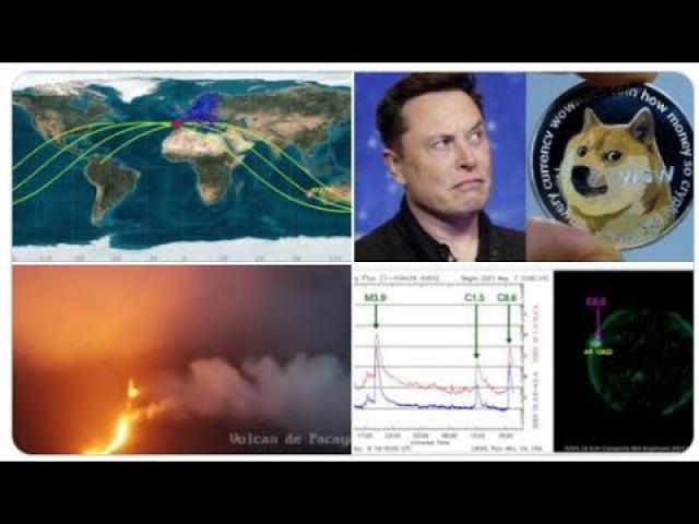 Major Guatemala Volcano eruption! Chinese Rocket tumbling to Earth! 3 Solar flares! Elon SNL Doge!