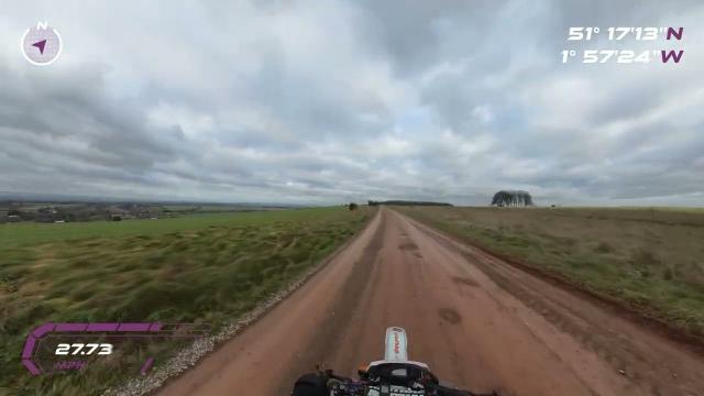 Exploring Lanes onto Salisbury Plain by Motorbike part1
