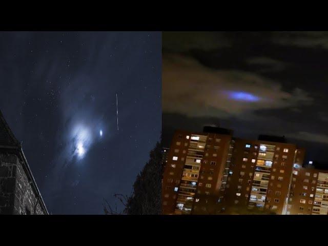 Strange blue lights are appearing in the skies around the world