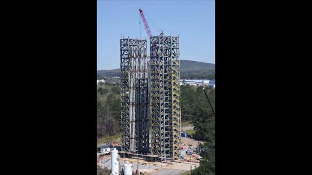 Huge NASA Rocket Test Stand Constructed In 2.5 Years | Time-Lapse Video