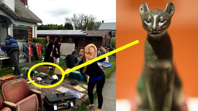 Family Learns Statue From A Garage Sale Is Actually An Ancient Treasure