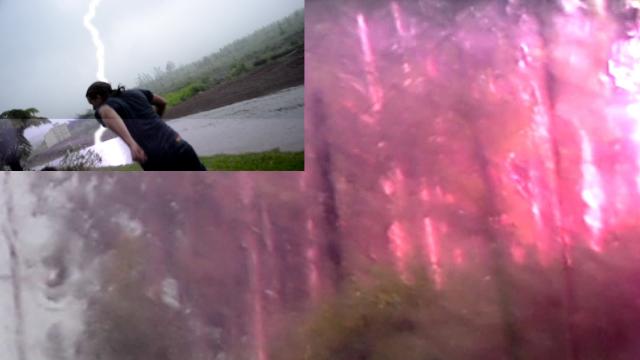 PURPLE BLAST!! UFO Sightings CLOSE CALL!! SHOCKING REPORT Lightning STRIKES! Special Report 2015