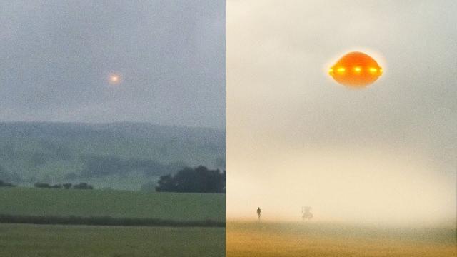 Luminous Plasmoid like UFO caught on camera in UK, May 2023 ????
