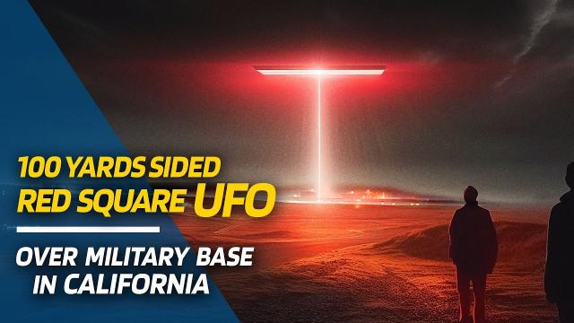 Terrifying Encounter with a floatig red square Object the size of a football field ???? UFO News