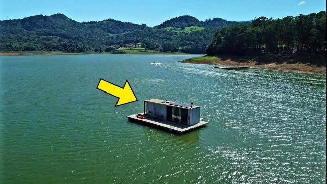 Man Inherits Floating House In Middle Of Lake, Then Takes A Look Inside