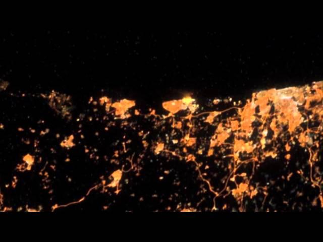 Gaza Explosions and Flying Rockets Seen From Space | Video