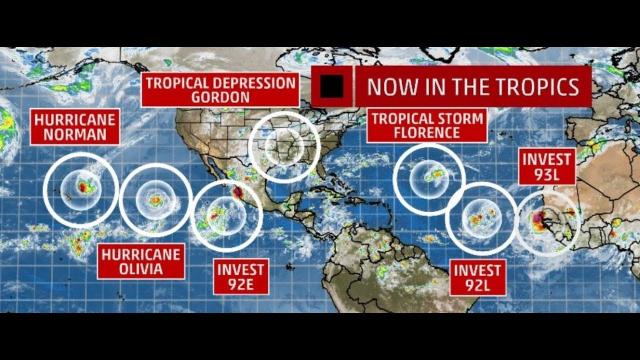 Hawaii & the East Coast to be hit by Hurricanes September 12th-ish?