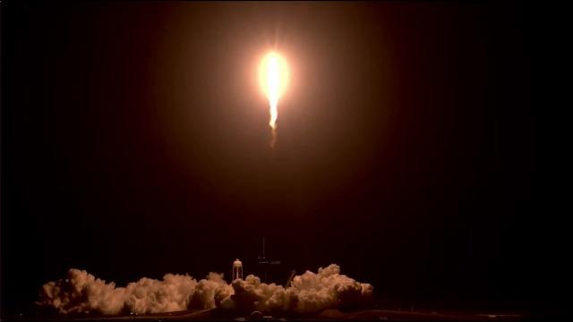 SpaceX launches Crew-3 astronauts to space station, nails booster landing