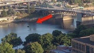 UFO Sightings Stealth UFO Zooms Under Bridges At High Speed Portland Oregon! Nov 19 2012