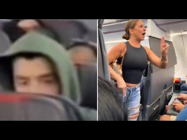 Panicked woman on a flight claimed to be sitting next to a shapeshifter