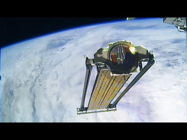 Roll-Out Solar Array (ROSA) Jettisoned From Space Station