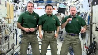 Space Station Beams Down Earth Day Greetings | Video