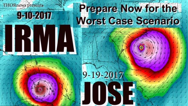 Hurricane Irma & Jose = Texas to East Coast USA - Prepare & Plan NOW!