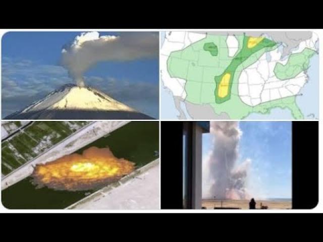 TS Elsa getting its ass kicked! Mexico Volcano Erupts! Fireworks Truck Explodes! More severe wx!