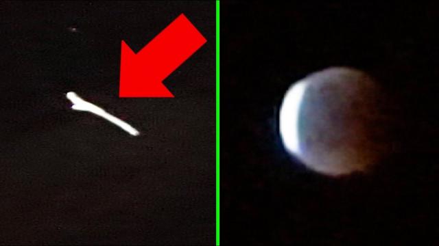 Longest Lunar Eclipse And A UFO? I JUST Caught it On Camera!!