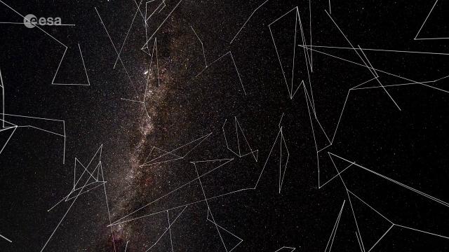 Watch the Constellations 'Dance' In ESA Gaia 3D Motion Animation