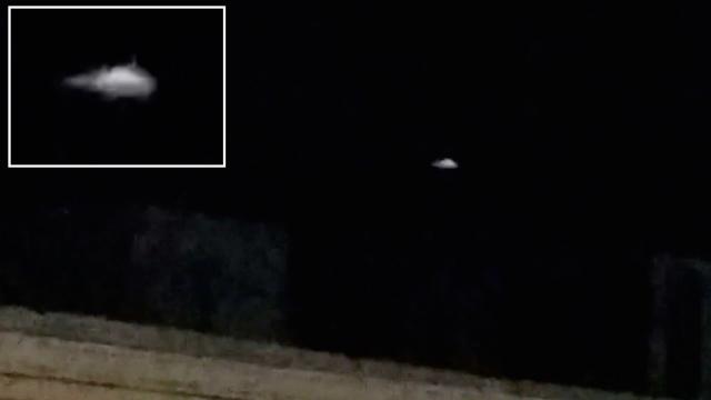 Possible UFO Sighting or Blimp with Glowing Light over Houston, Texas - FindingUFO