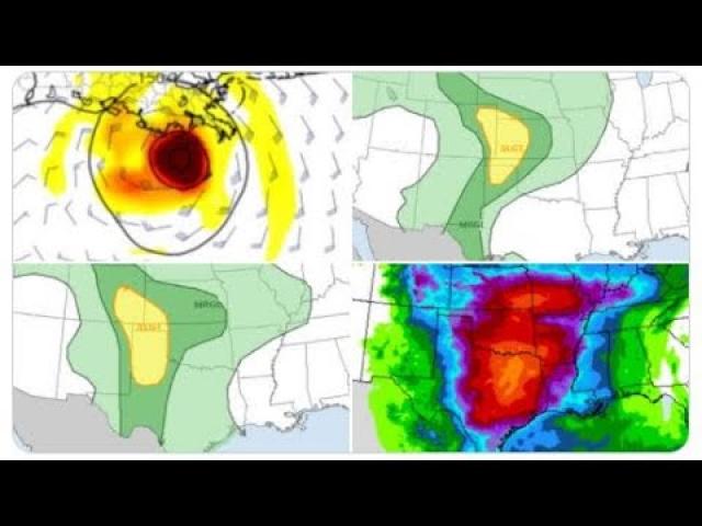 Tropical Storm to hit Louisiana in a week? Severe Weather tonight & tomorrow! Floody Florida 7day+!