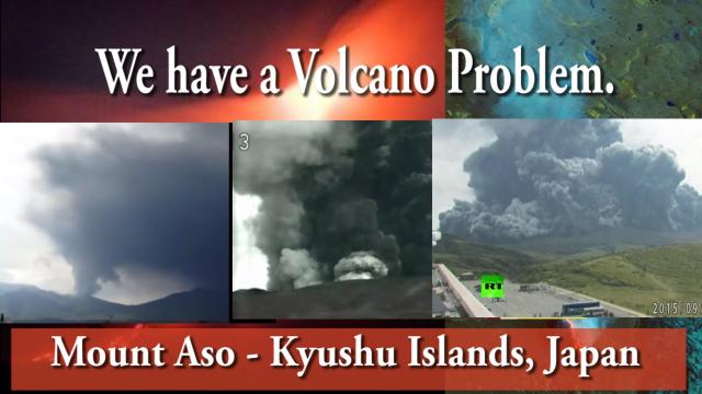 Japan's largest Volcano Erupts: Kyushu Islands