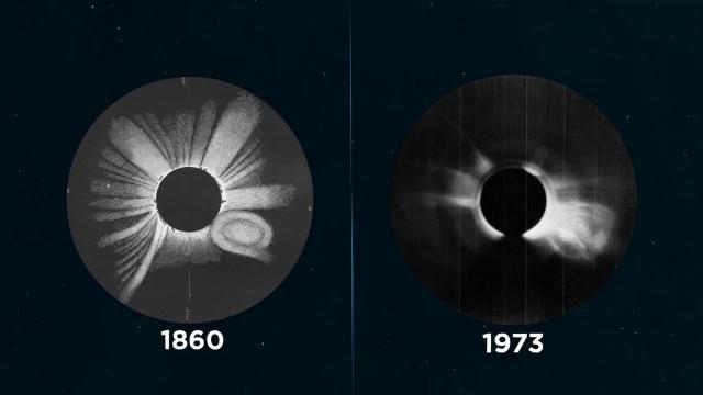 Before Satellites, Sun Activity Captured by Total Solar Eclipse Watchers