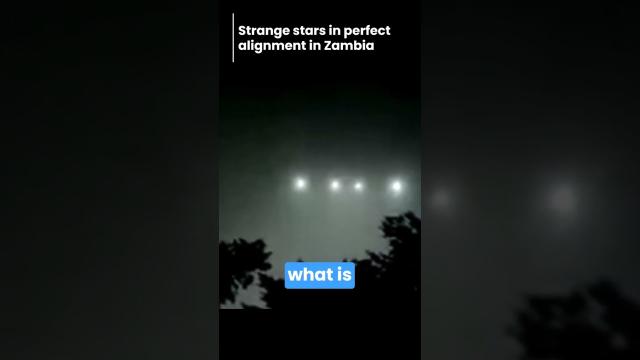 Four luminous UFOs Filmed in Zambia, South Africa, January 2023???? #shorts