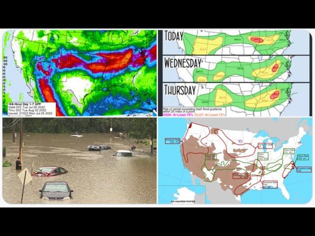 "500 Hundred year Flood Event in St Louis" & MOAR Flooding for USA this Week! Russia pulls out o ISS