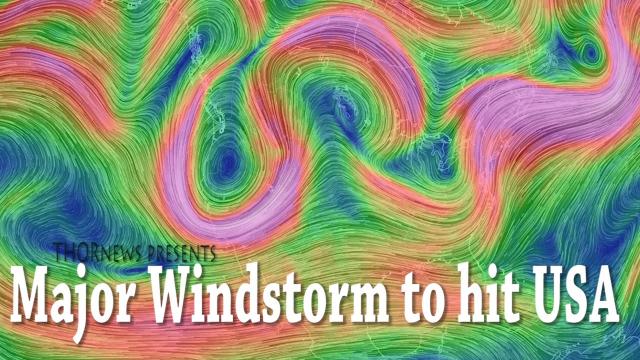 Major Windstorm to hit USA