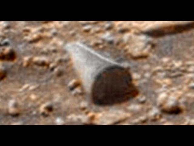 Tin-like cylindrical object found on Mars