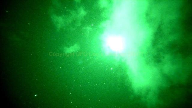UFO Lou  - "Massive Satellite Flare Illuminates Cloud Bank" ?