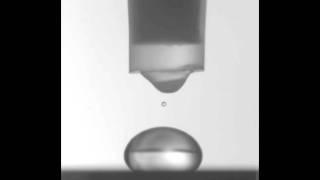 Water droplet impact