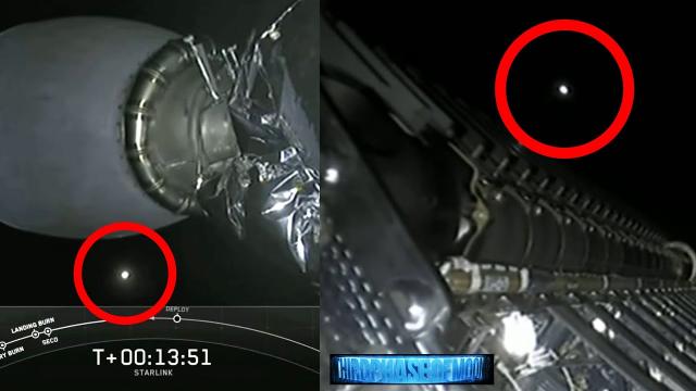 Gotcha! SpaceX Cut's Feed To Hide UFO During Starlink Mission?