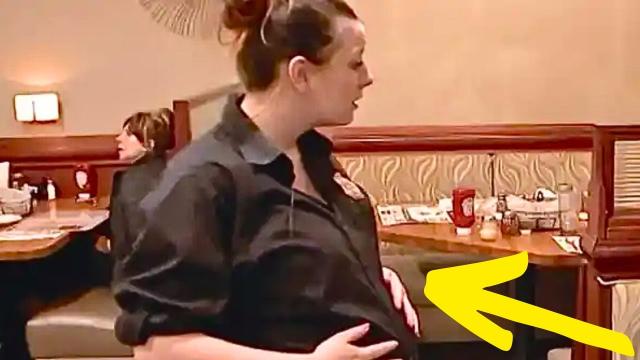 Cop Slips Pregnant Waitress Note, Runs To Manager