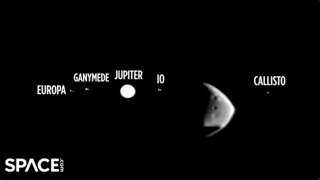 Watch Martian moon Deimos pass in front of Jupiter & its moons