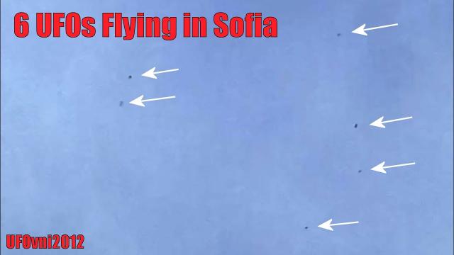 6 UFOs Flying in Sofia on June 18, 2021