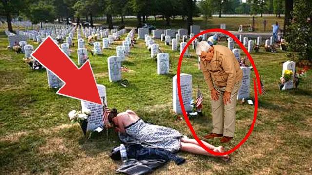Old Man Sees Stranger Lady At Wife’s Grave And Hears Her Whispering “I'm Sorry”